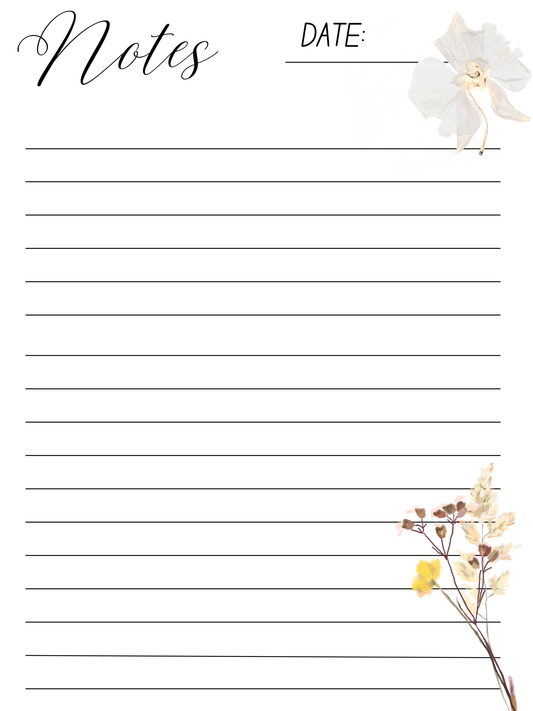 Digital Notebook With To Do List